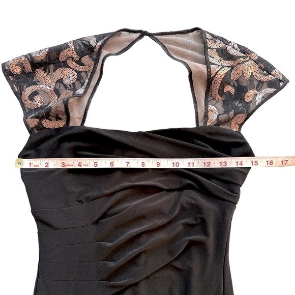 Lauren Ralph Lauren Black Evening Gown Size 2 - Picture 13 of 16